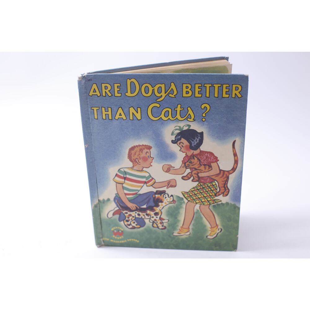 Are Dogs Better Than Cats, 1953, Wonder Books, Picture Book, ~ 250407-WH 173